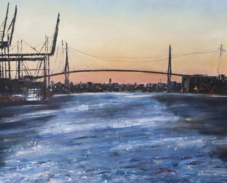 KÖHLBRANDBRÜCKE 160 cm x 80 cm