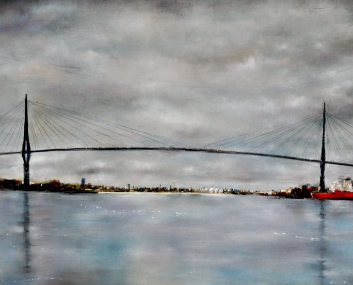 KÖHLBRANDBRÜCKE II 160 cm x 140 cm