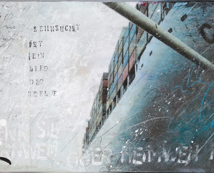 SEHNSUCHT IST EIN LIED DER SEELE 40 cm x 60 cm