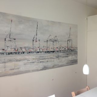 Auf die Wand gemalt