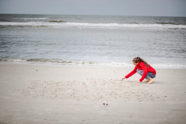 In Sand geschrieben