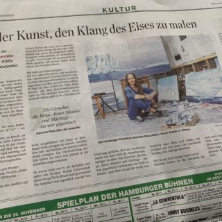 Von der Kunst, den Klang des Eises zu malen / Abendblatt vom 20.11. 2019