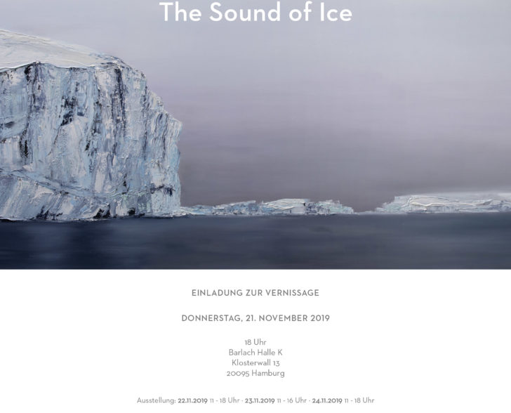 THE SOUND OF ICE Einladung Vernissage